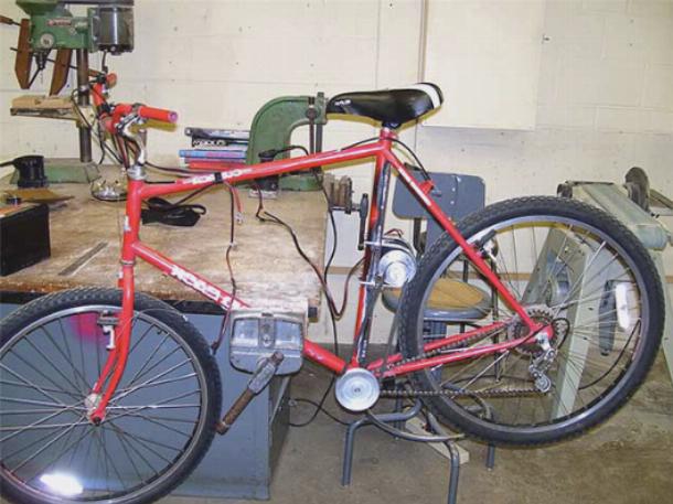 Скоростной велосипед с электромотором