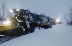Военная экспедиция «Северный 2014» на снегоходах