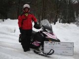 Ник Мастерс проехал на снегоходе за 24 часа 3069 км